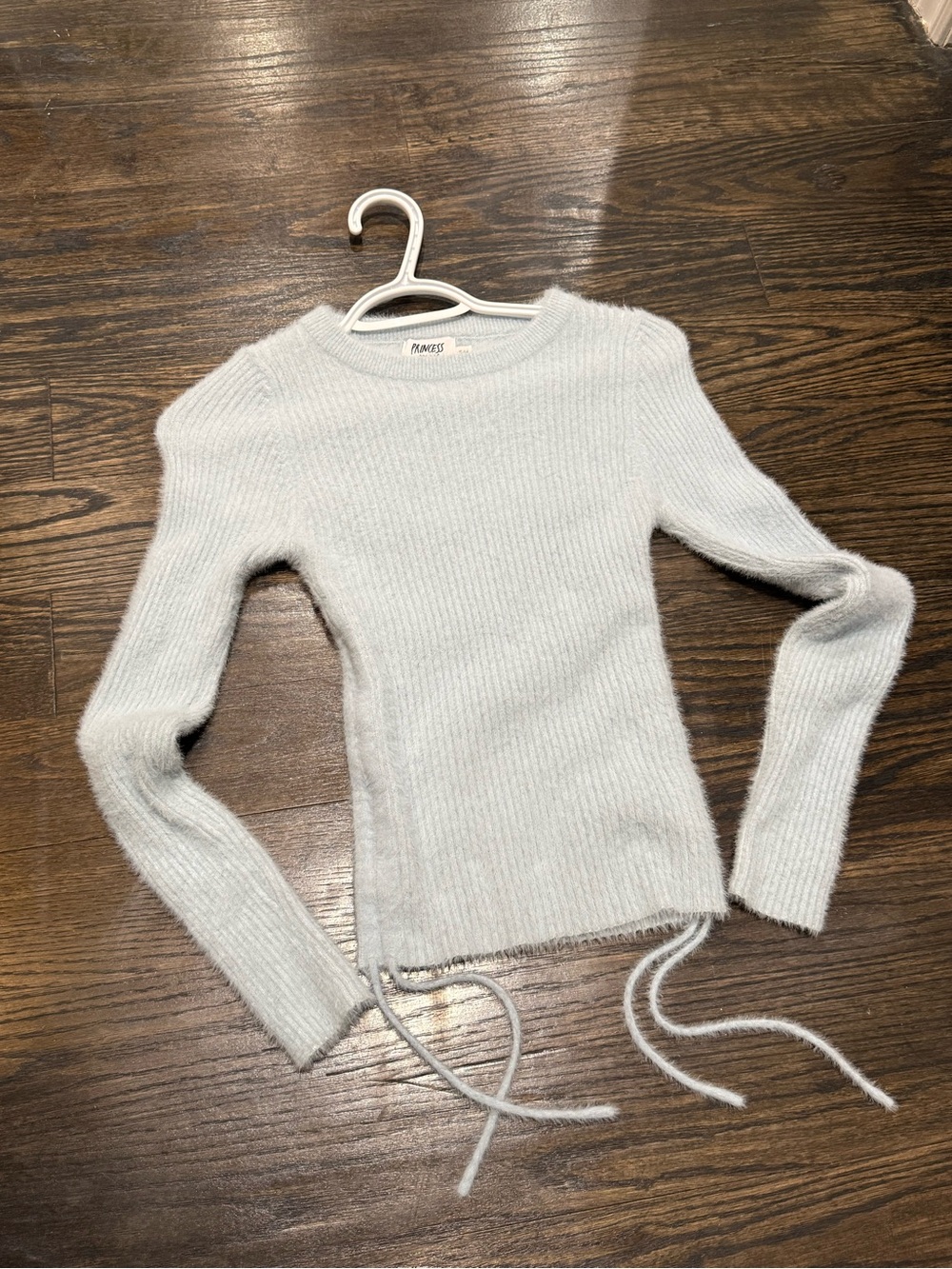 Princess Polly baby blue Jesica Sweater